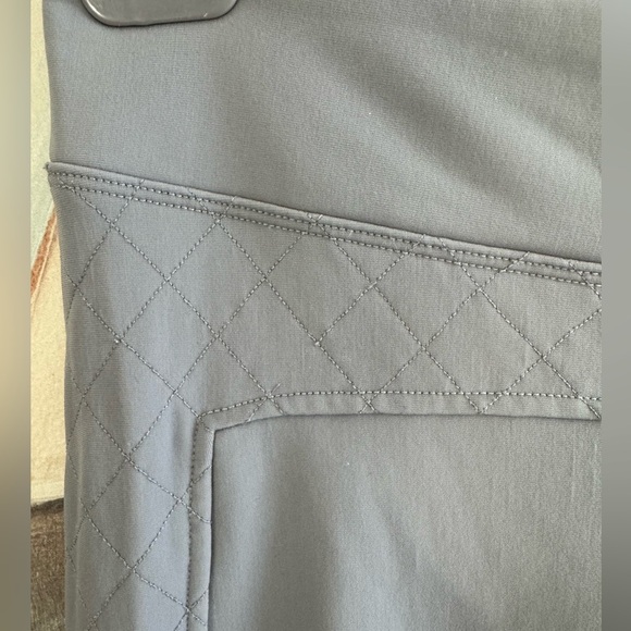 NILS Fleece Lined Gray Quilted Leggings Size Small - Picture 3 of 10